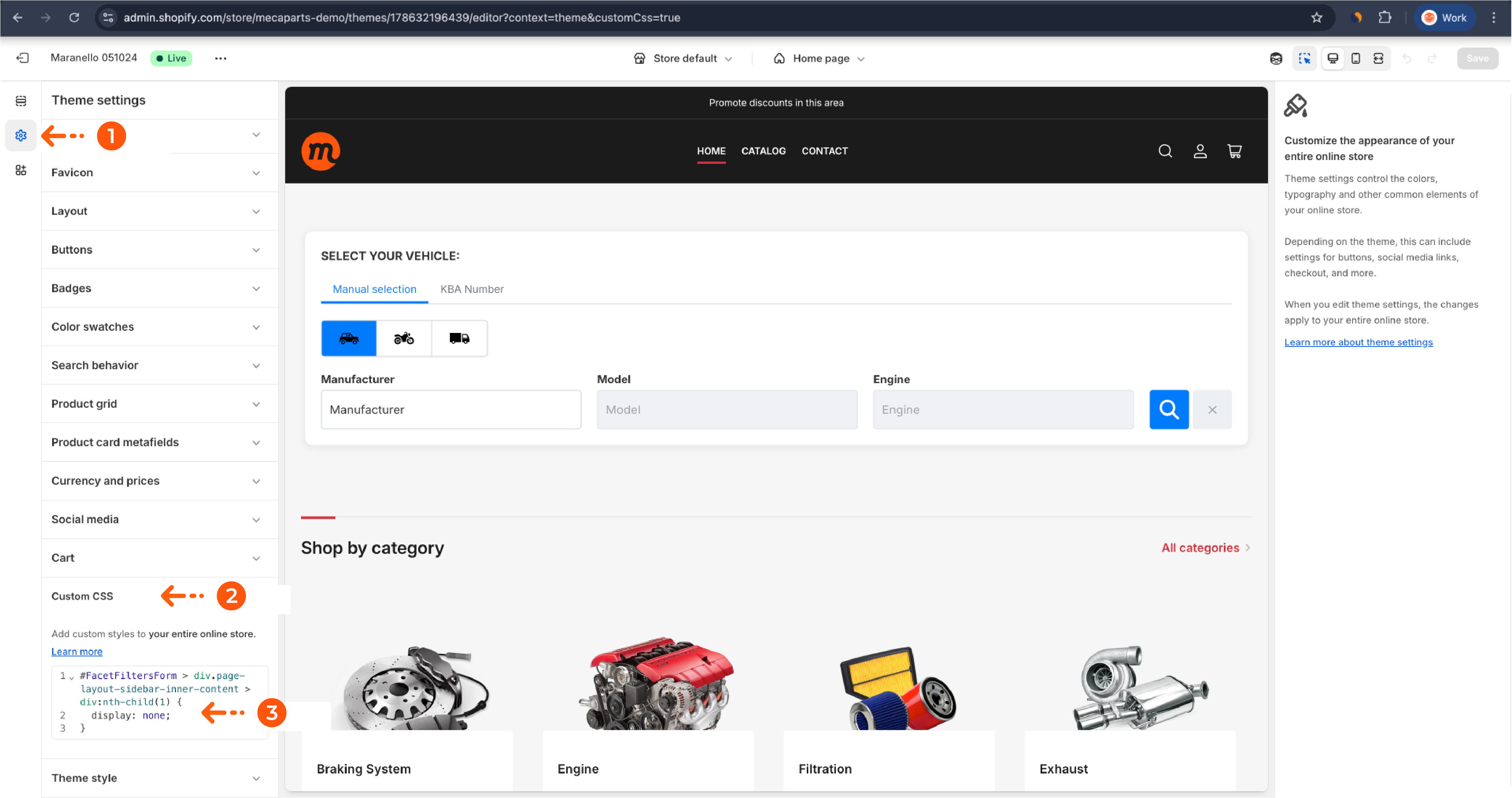 Add Custom CSS